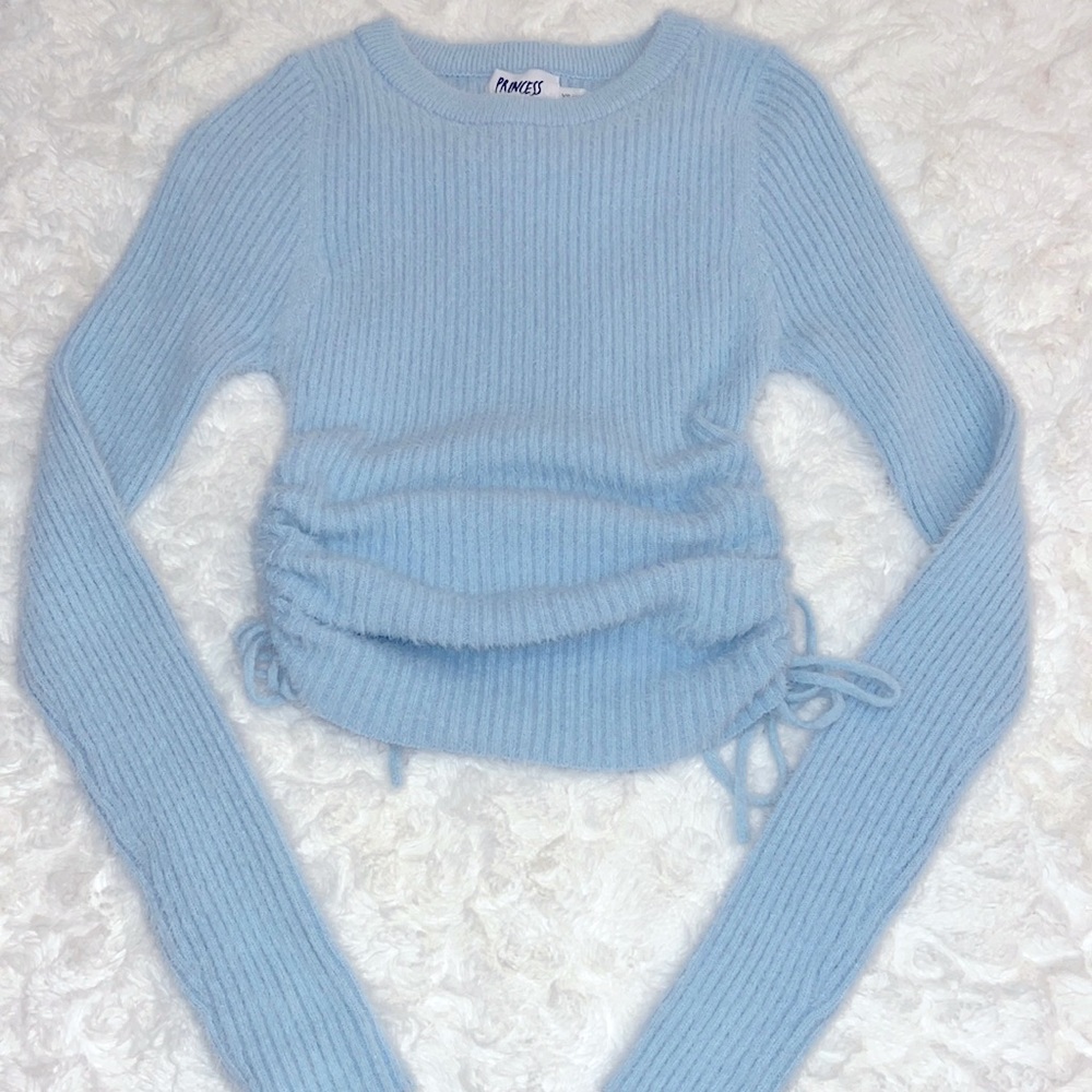 Princess Polly Blue Long Sleeve Top